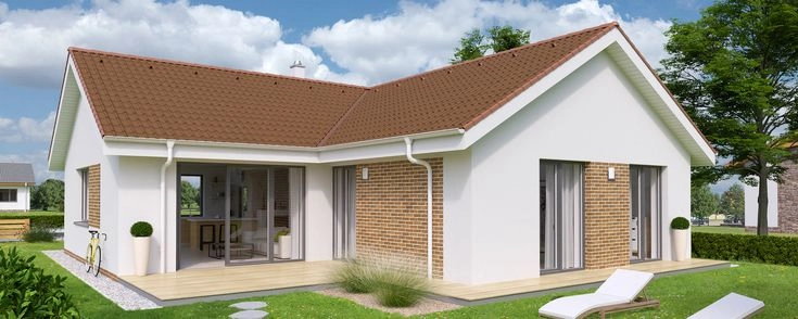 Model Atap Rumah Memanjang L-Shape